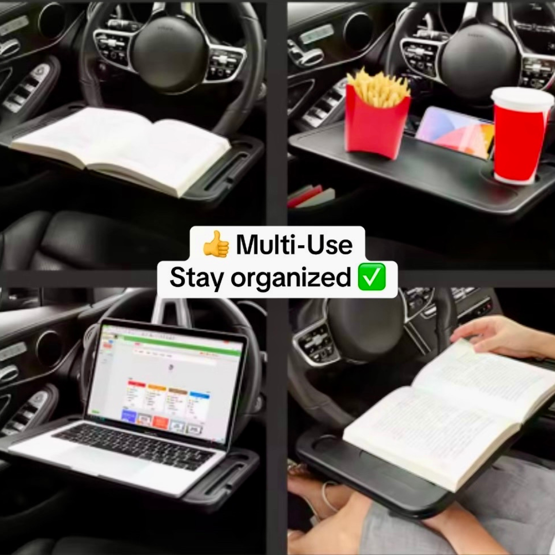 Portable Multitasking Car Desk